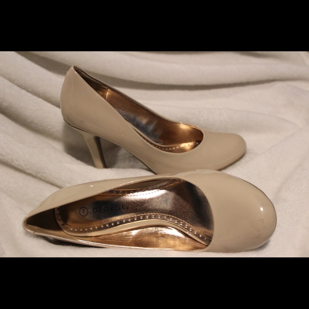 Nude high heels